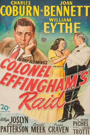 Colonel Effingham's Raid poster