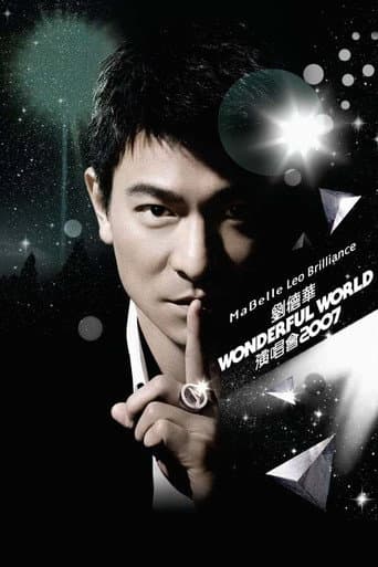 Andy Lau Wonderful World Concert Tour Shanghai 2008 poster